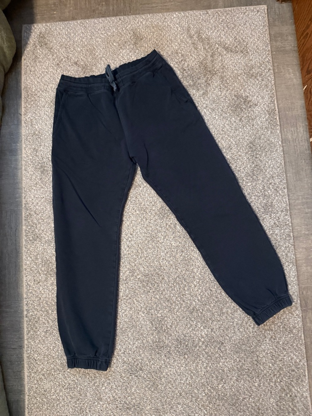 American Giant Men's Black Sweatpants Joggers